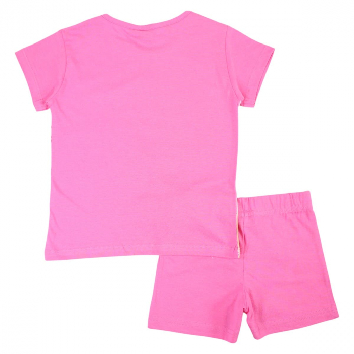 Pijamale copii cu maneca scurta, 100% bumbac, multicolor, Happy, Barbie [2]