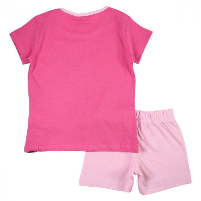 Pijamale copii cu maneca scurta, 100% bumbac, multicolor, Happy Days, Minnie Mouse [2]