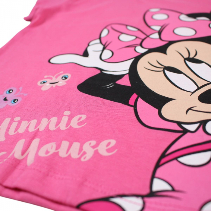 Pijamale copii cu maneca scurta, 100% bumbac, multicolor, Happy Days, Minnie Mouse [5]