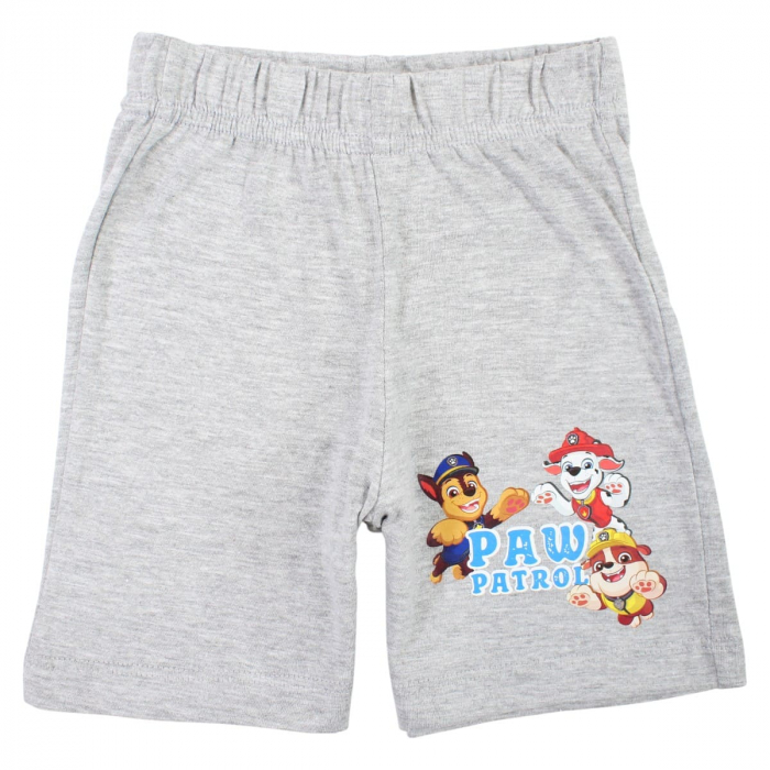 Pijamale copii cu maneca scurta, 100% bumbac, multicolor, Happy Days, Paw Patrol [4]