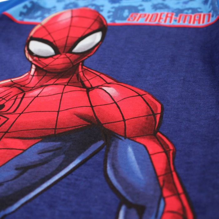 Pijamale copii cu maneca scurta, 100% bumbac, multicolor, Happy Days, Spiderman [5]