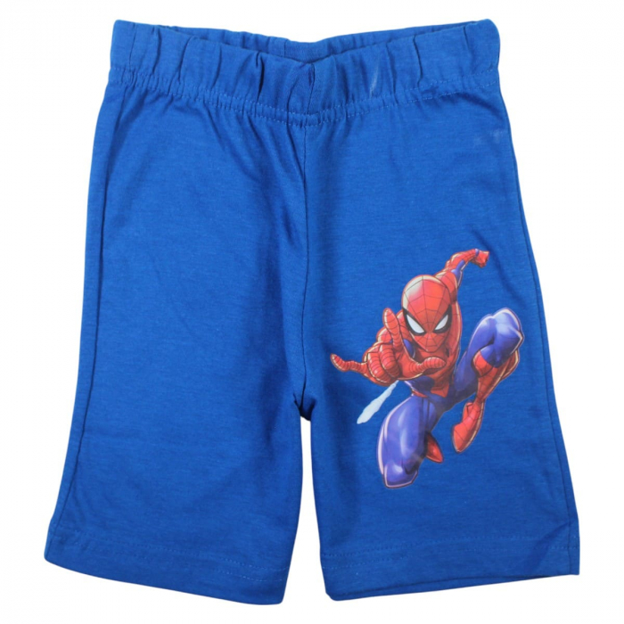 Pijamale copii cu maneca scurta, 100% bumbac, multicolor, Happy Days, Spiderman [4]