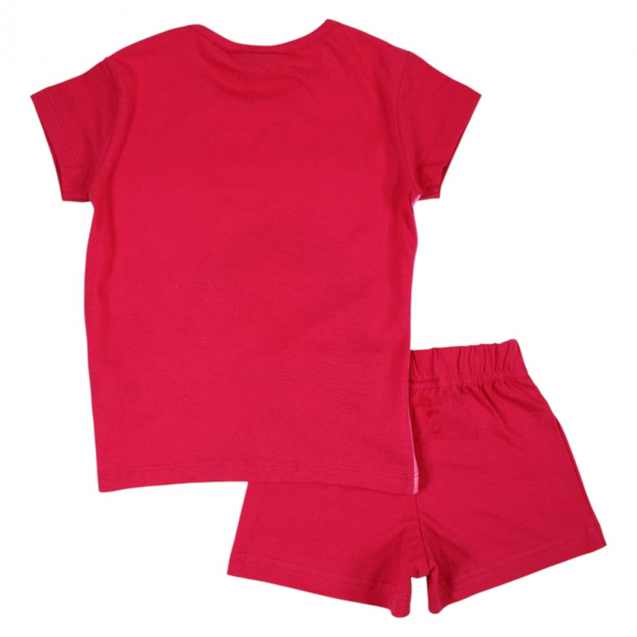 Pijamale copii cu maneca scurta, 100% bumbac, multicolor, Happy, Gabby's Dollhouse [2]