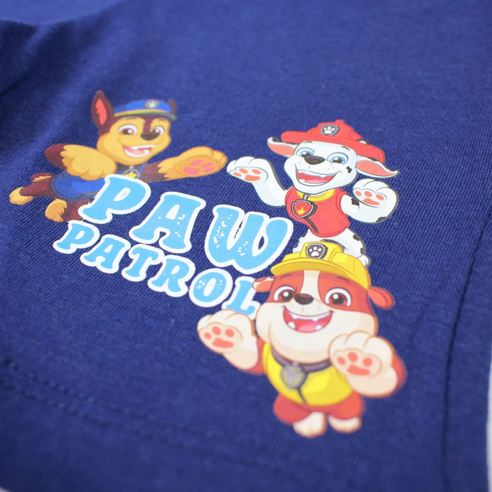 Pijamale copii cu maneca scurta, 100% bumbac, multicolor, Happy, Paw Patrol [5]