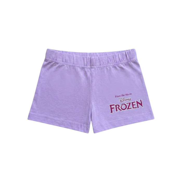 Pijamale copii, mânecă scurtă, 100% bumbac, mov, Hero, Frozen [3]