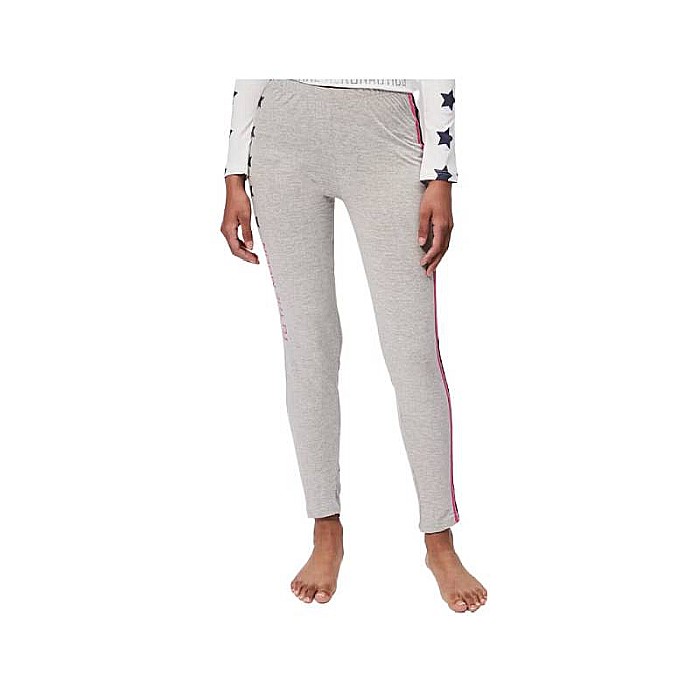 Pijamale damă cu mânecă lungă, alb/gri, 100% bumbac, NASA [3]