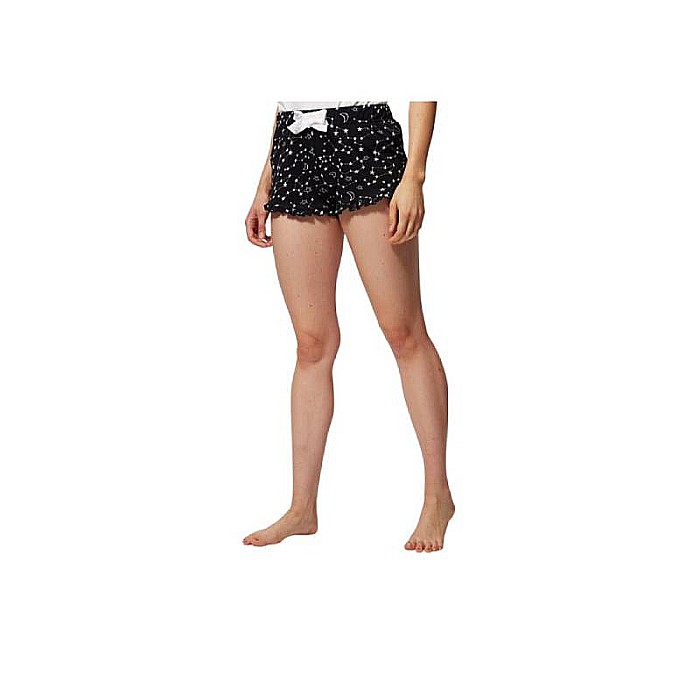 Pijamale damă cu mânecă scurtă, alb/negru, 100% bumbac, NASA [2]