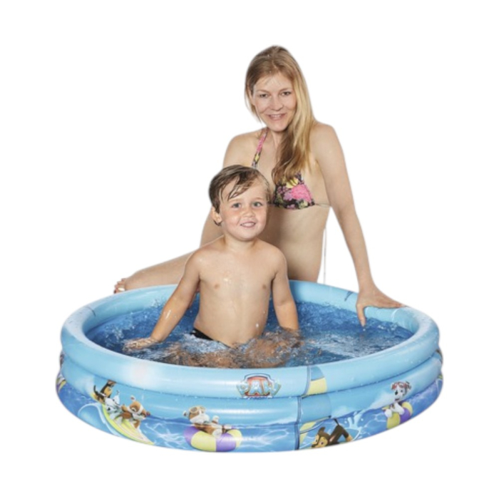 Piscină gonflabilă cu 3 inele Paw Patrol, diametru 100 cm, capacitate 90 litri, multicolor [2]