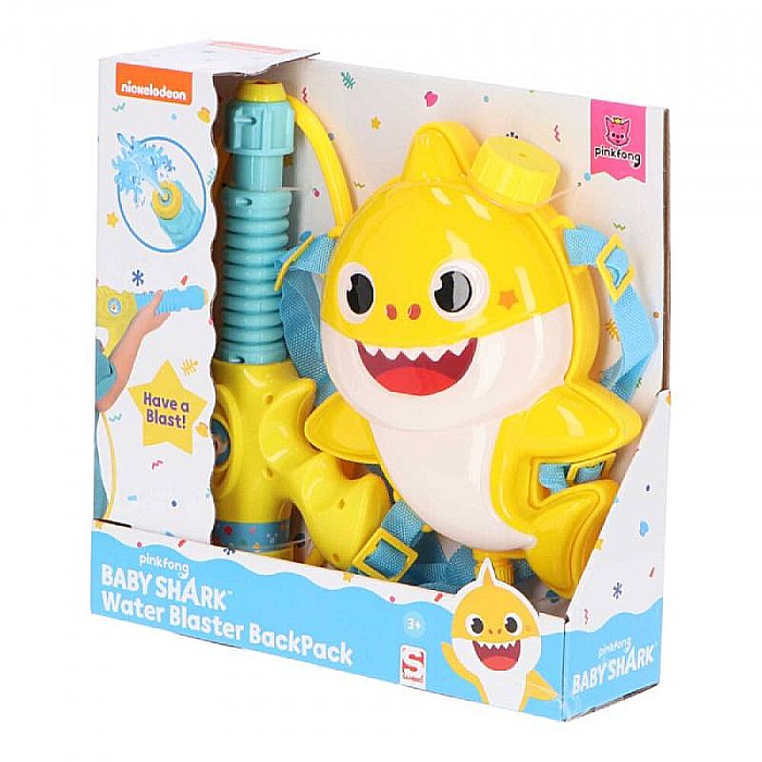 Pistol cu apă pentru copii, cu rezervor, galben, Baby Shark [2]
