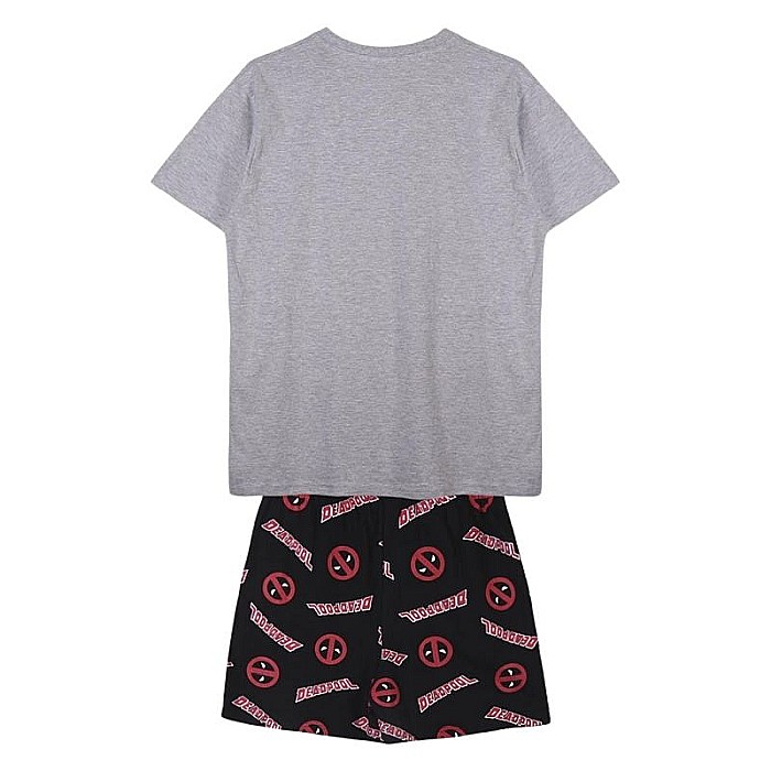 Pijama bărbați cu mânecă scurtă, bumbac, multicolor,  Deadpool, Marvel [2]