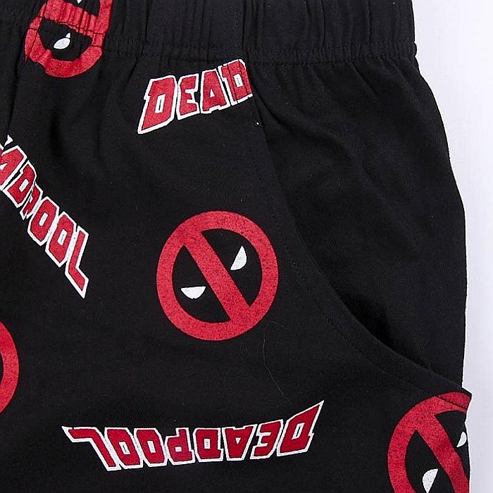 Pijama bărbați cu mânecă scurtă, bumbac, multicolor,  Deadpool, Marvel [3]