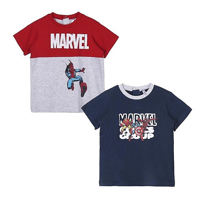 Set două tricouri copii, 100% bumbac, multicolor, Spiderman [1]