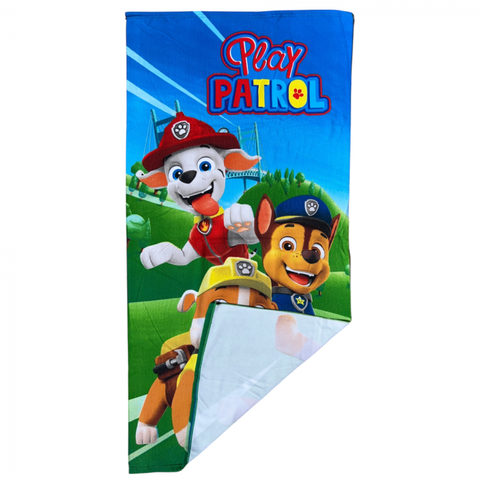 Prosop de baie pentru copii, multicolor, 70x140 cm, So fun, Play, Paw Patrol [3]