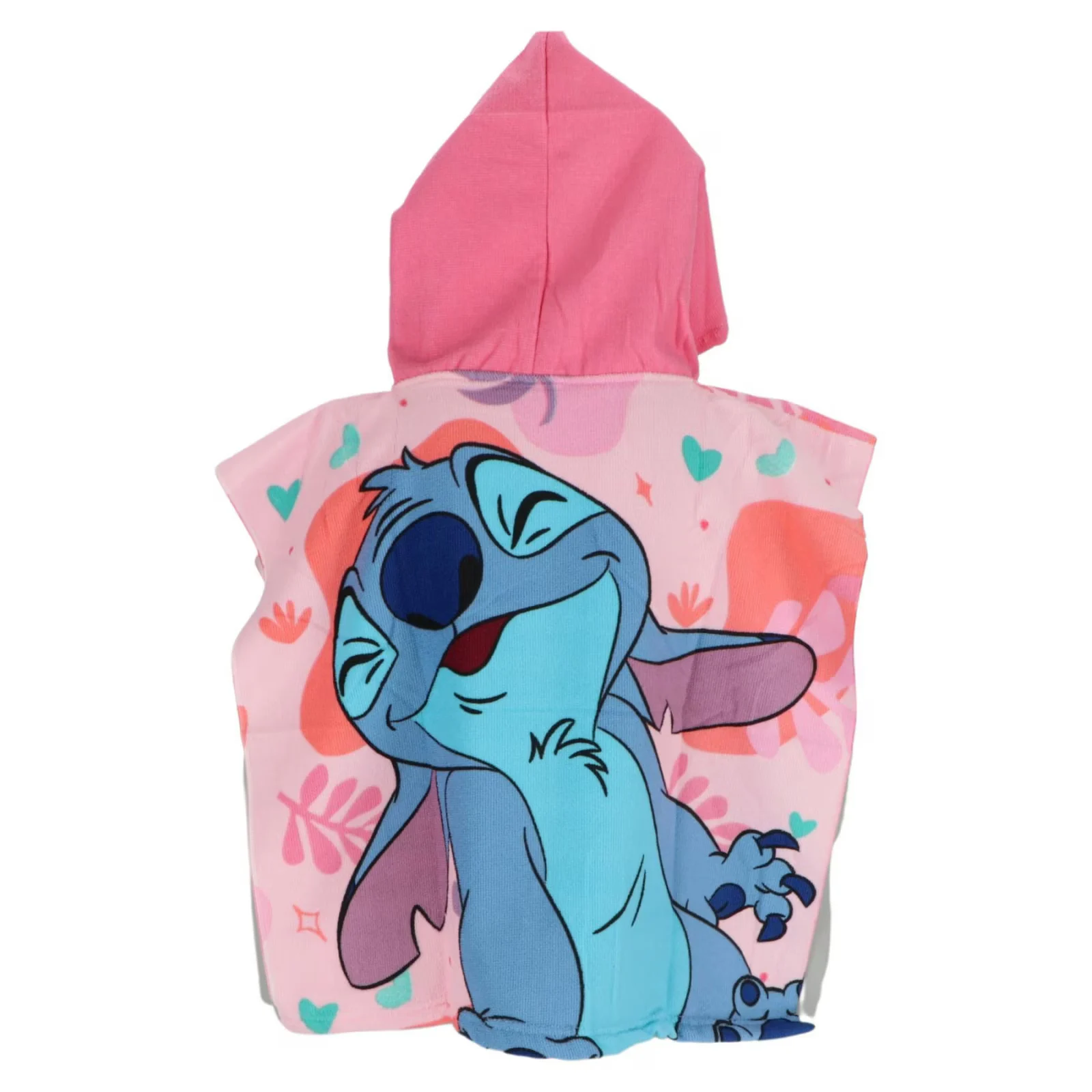 Prosop de baie pentru copii, tip poncho, multicolor, 50x100 cm, So fun, Stitch, Disney [2]