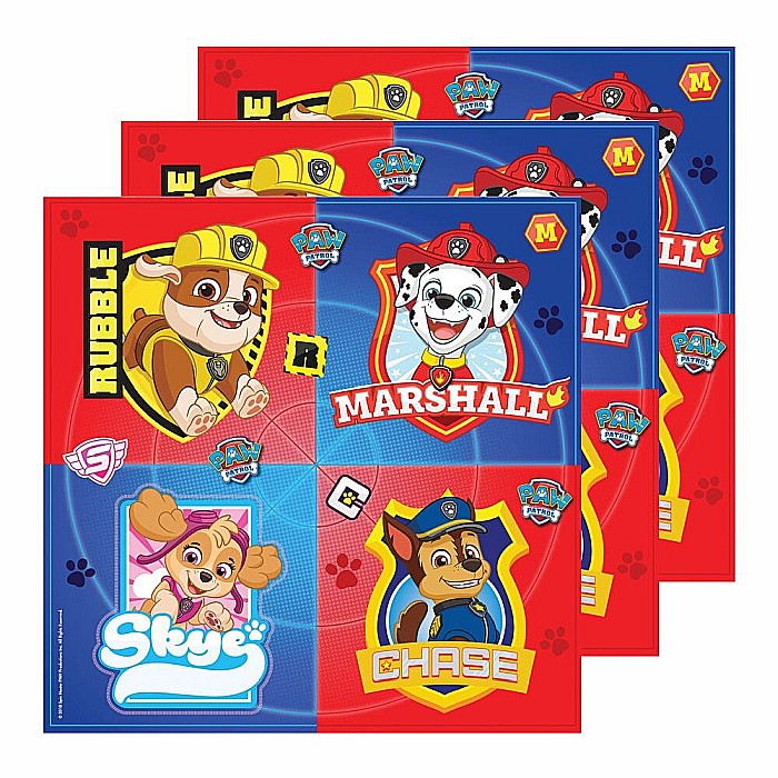 Set 16 șervețele hârtie Paw Patrol / Patrula Cățelușilor 33 x 33 cm [4]