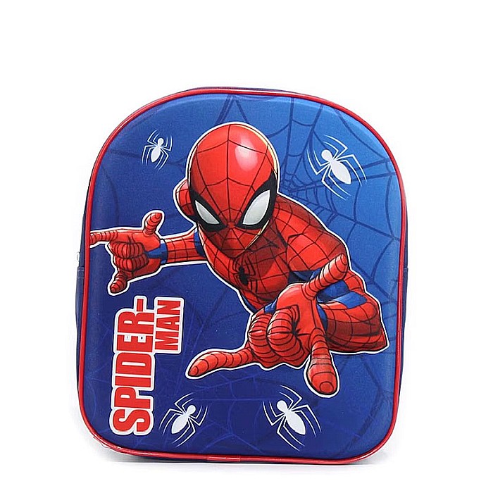 Ghiozdan copii, 30x26x10 cm, 3D, multicolor, bretele întărite și ajustabile, Spiderman [1]