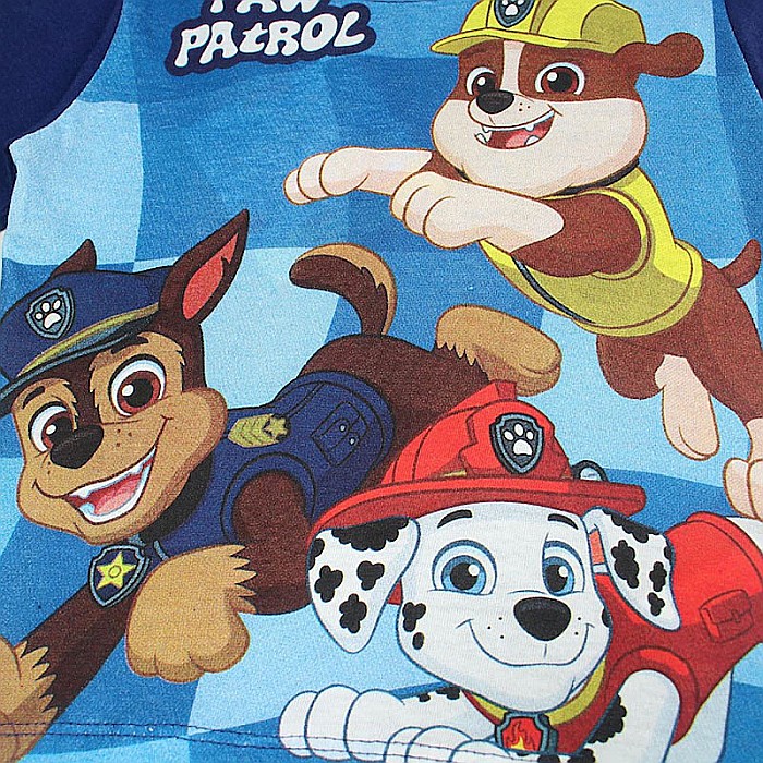Pijamale copii cu mânecă scurtă, 100% bumbac, multicolor, Go, Paw Patrol [2]