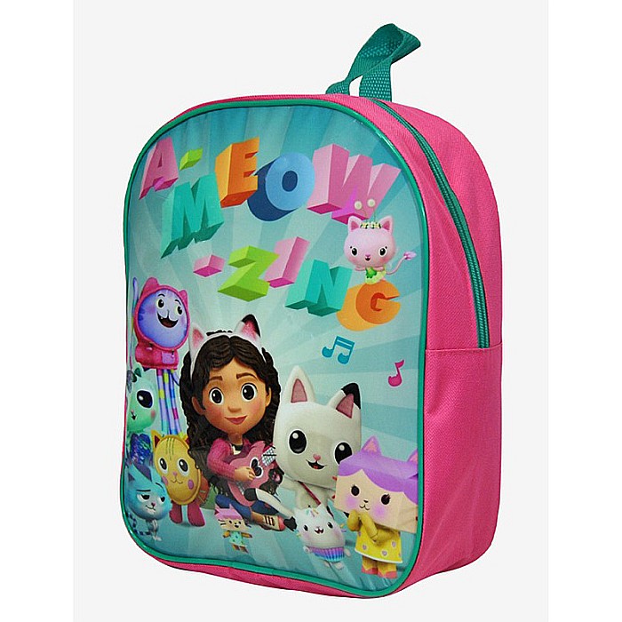 Ghiozdan multicolor, 29 cm, bretele ajustabile, Gabby's Dollshouse [2]