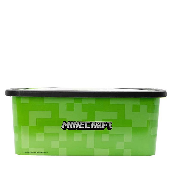 Cutie depozitare jucării, Minecraft, 8,5x19,2x28,7 cm, 13 l Verde [3]