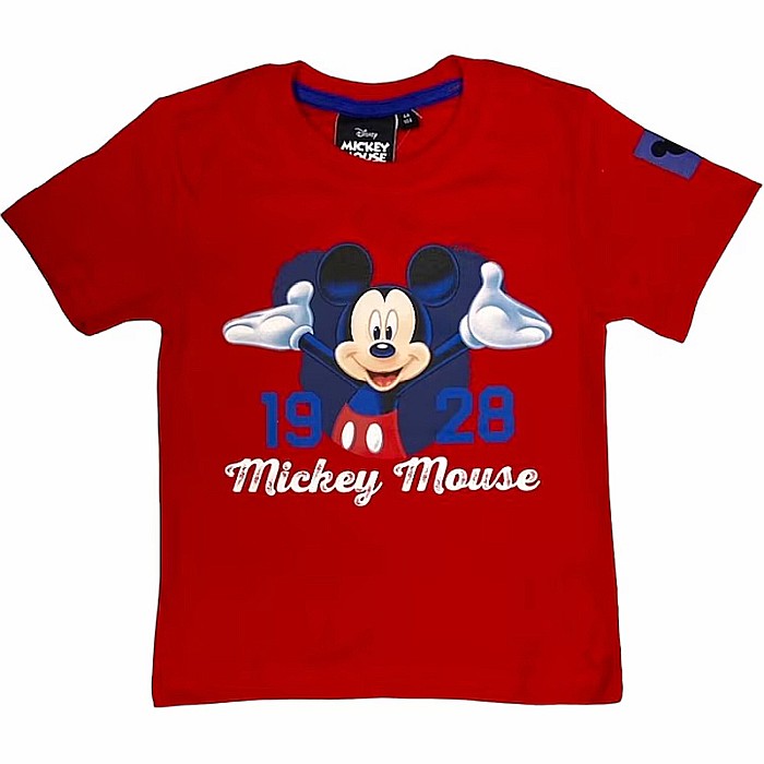 Tricou copii, 100% bumbac, roșu, 1928, Mickey Mouse [1]