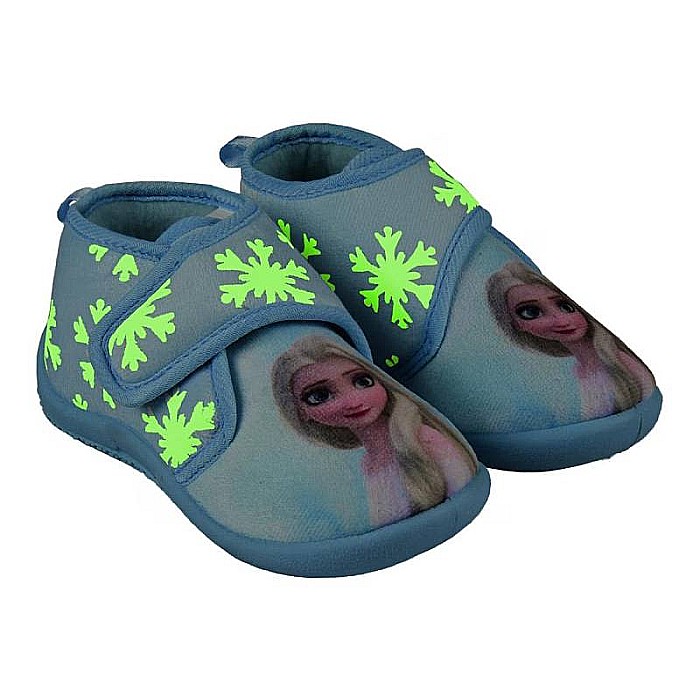Încălțăminte interior, material textil, fosforescenți, Frozen [2]