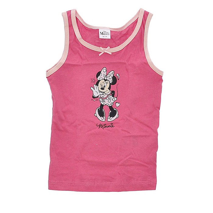 Set două maiouri multicolor, 100% bumbac, Love, Minnie Mouse [2]