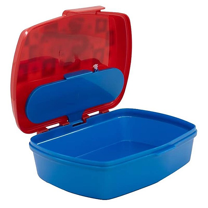 Cutie sandwich cu lingură și furculiță, multicolor, plastic fără BPA, Arachnid, Spiderman [3]
