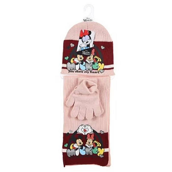 Set căciulă, fular și mănuși, multicolor, My Heart, Minnie Mouse [2]