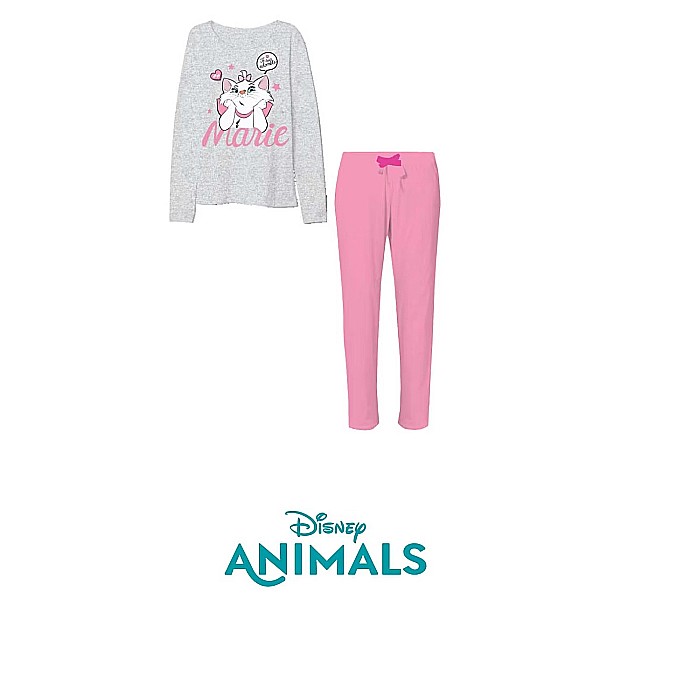 Pijama copii, cu mânecă lungă, multicolor, Disney, The Aristocats, mre01 [2]