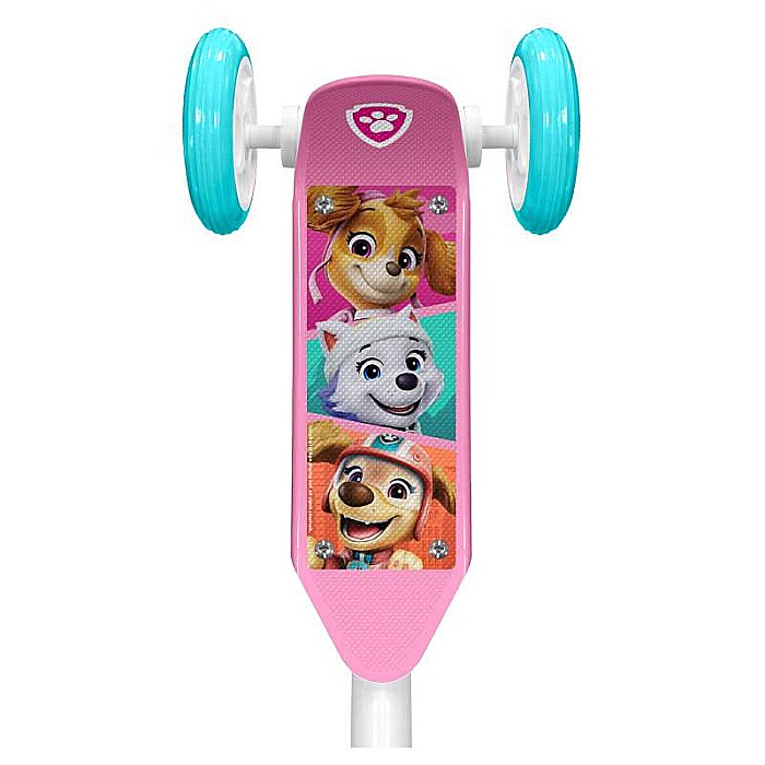 Trotinetă pentru fetite, 3 roți, multicolor, 2-5 ani, max 20 kg, ghidon reglabil, platformă antialunecare, Paw Patrol [4]