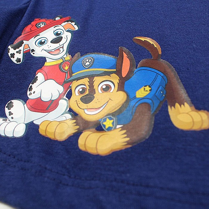 Pijamale copii cu mânecă scurtă, 100% bumbac, multicolor, Go, Paw Patrol [3]