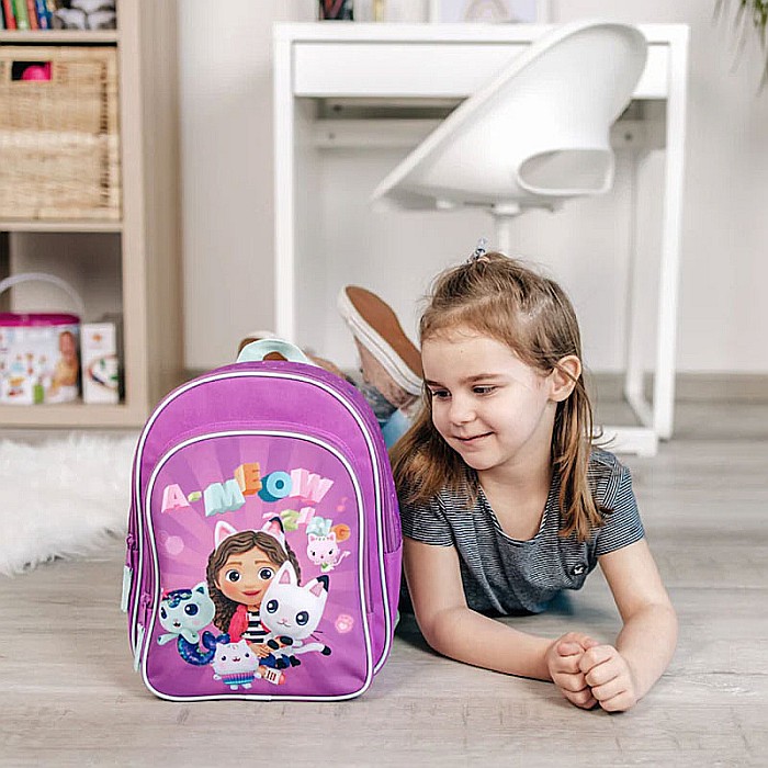 Ghiozdan Gabby's Dollhouse, 31x25x10 cm, multicolor [4]