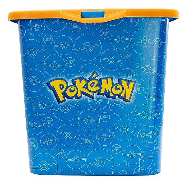 Cutie pentru depozitare, din plastic, cu capac, 23 L, multicolor, 40x27x29 cm, Rock, Pokemon [4]