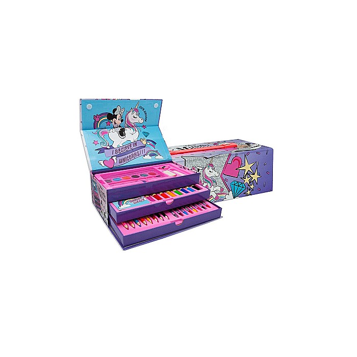 Set de colorat Minnie Mouse Multicolor 52 piese [2]