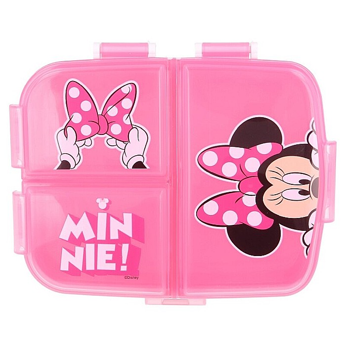 Cutie sandwich, cu patru compartimente, multicolor, fără BPA, Minnie Mouse, Disney [5]