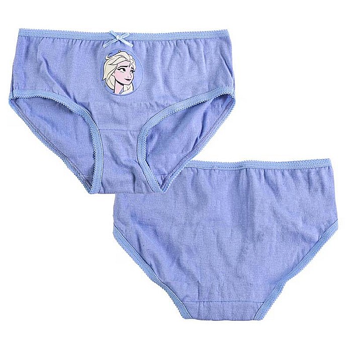 Set 5 perechi chiloți pentru copii, 100% bumbac, multicolor, Frozen [2]