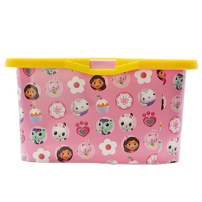 Cutie pentru depozitare, din plastic, cu capac, 13 L, multicolor, 39x29x15 cm, Gabby's Dollhouse [3]