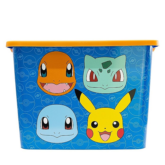Cutie pentru depozitare, din plastic, cu capac, 23 L, multicolor, 40x27x29 cm, Rock, Pokemon [3]