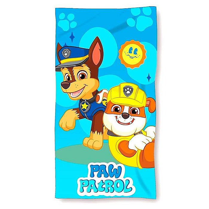 Prosop de baie pentru copii, multicolor, 70 x 140 cm, Chase, Paw Patrol [1]