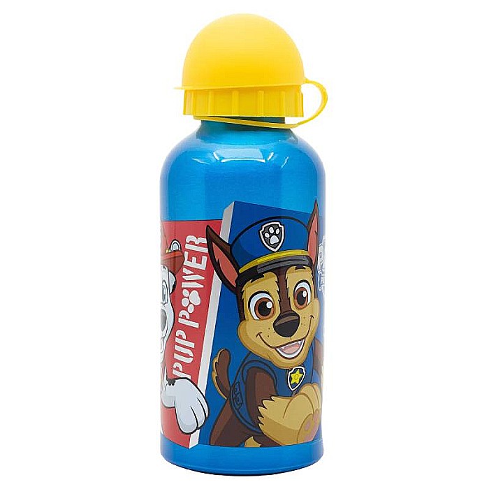 Set sticlă apă 400 ml din aluminiu și cutie sandwich cu tacâmuri, fără BPA, Pup Power, Paw Patrol [3]