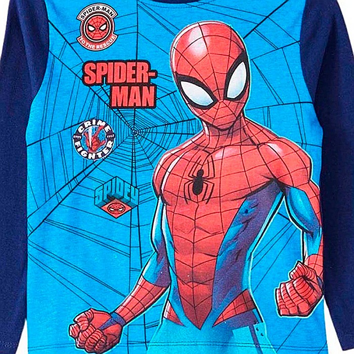 Bluza cu mânecă lungă, 100% bumbac, multicolor,  Crime Fighter, Spiderman [3]