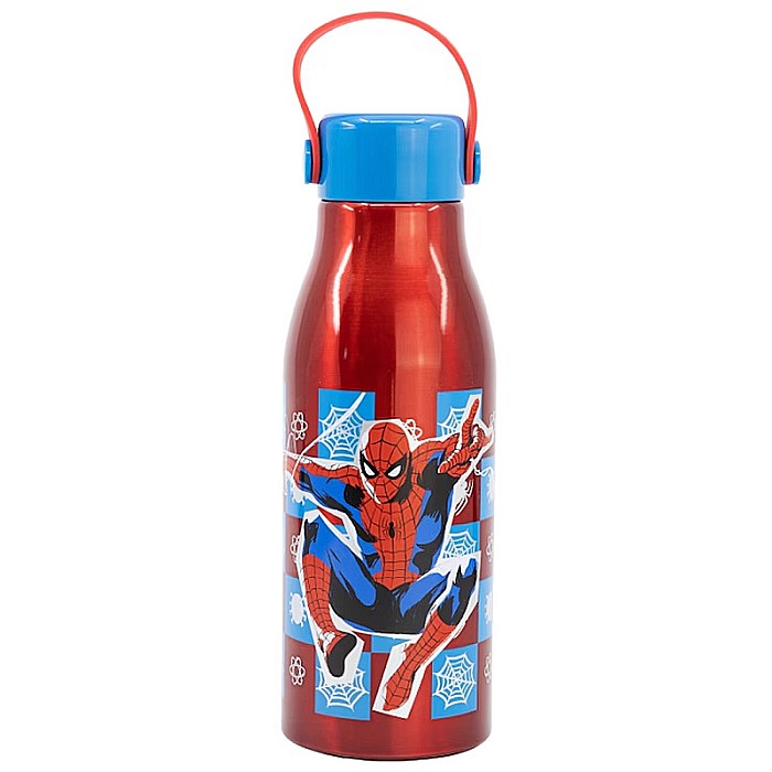 Sticlă apă din aluminiu, capac cu mâner, multicolor, 760ml, Spiderman [2]