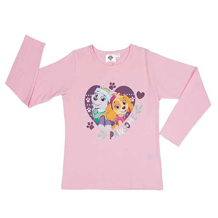 Bluză copii cu mânecă lungă, multicolor, 100% bumbac, Some, Paw Patrol [1]