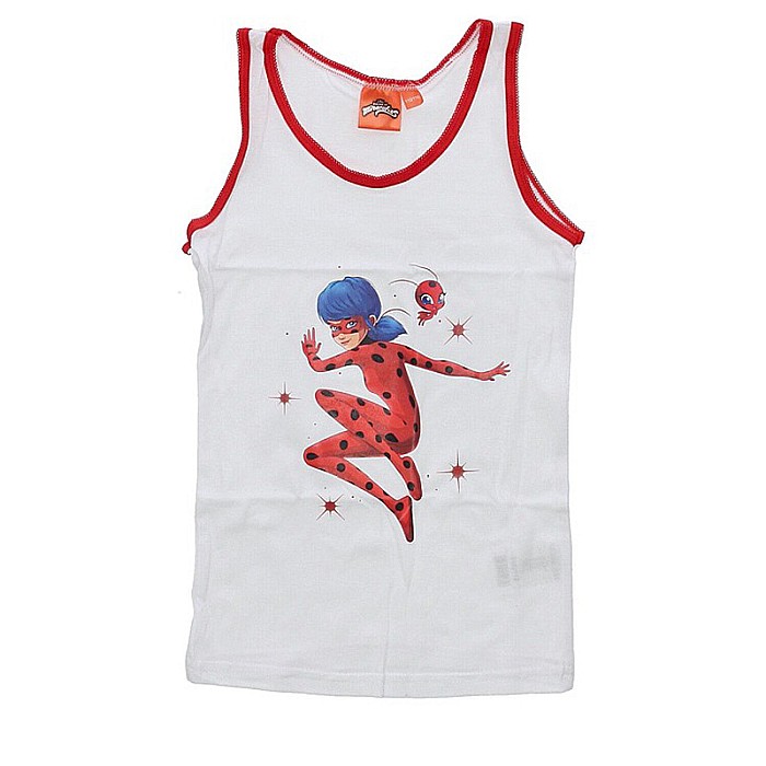 Set două maiouri multicolor, 100% bumbac,  Love, Miraculous LadyBug [2]