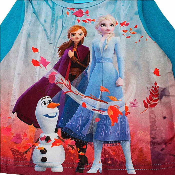 Pijamale copii cu mânecă lungă, polar, albastru, Frozen [3]