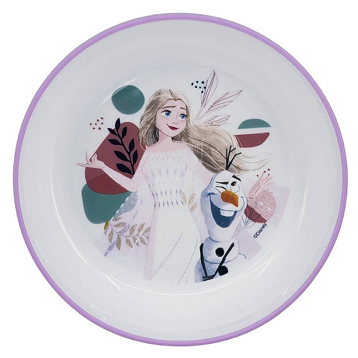 Bol plastic, 14 cm, antiderapant, multicolor, compatibil cu microunde, fără BPA, Trust, Frozen [2]