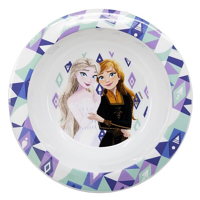 Bol plastic, multicolor, pentru copii, fără BPA, ce poate fi utilizat și la microunde, 16 cm, Ice Magic, Frozen [1]