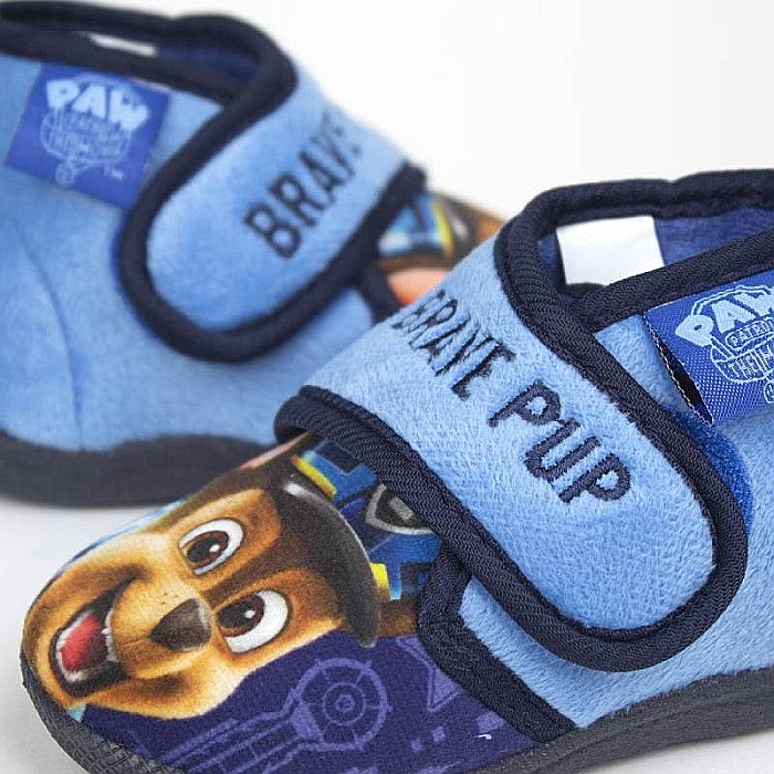 Încălțăminte interior, material textil, cu scai, albastru, Paw Patrol [6]