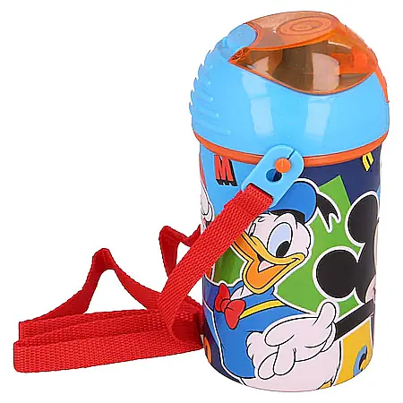 Sticlă pentru apă, anticurgere, multicolor, 450 ml, Mickey Mouse [2]