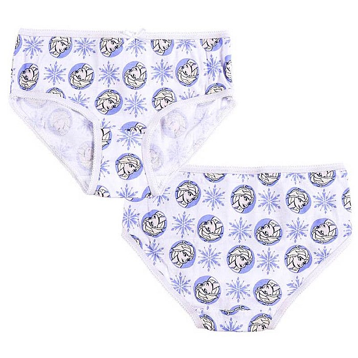 Set 5 perechi chiloți pentru copii, 100% bumbac, multicolor, Frozen [3]
